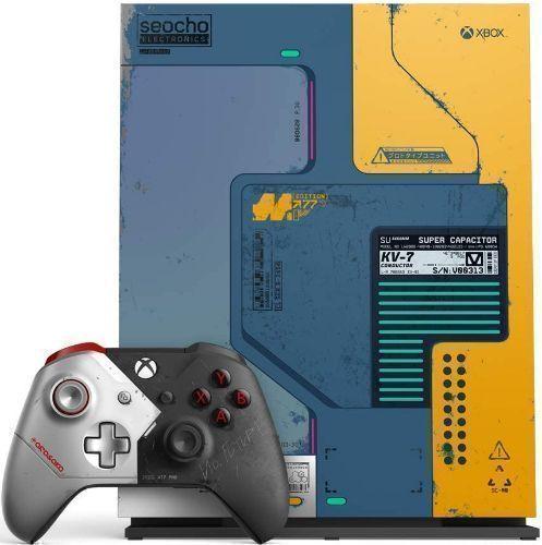 Microsoft Xbox One X Gaming Console 1TB in CyberPunk 2077 Limited Edition in Excellent condition