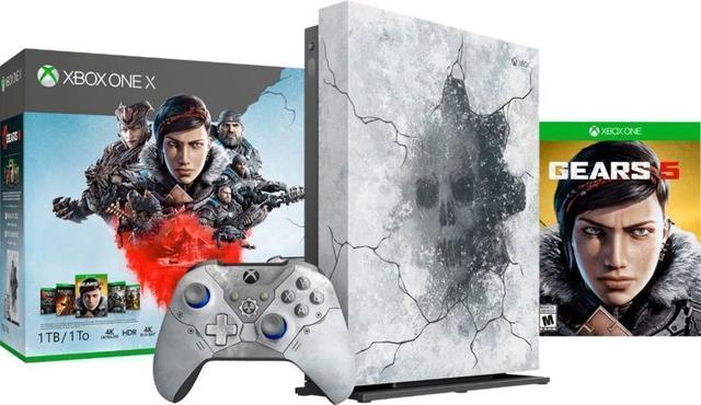 Microsoft Xbox One X Gaming Console 1TB in Gears 5 Limited Edition Bundle in Excellent condition