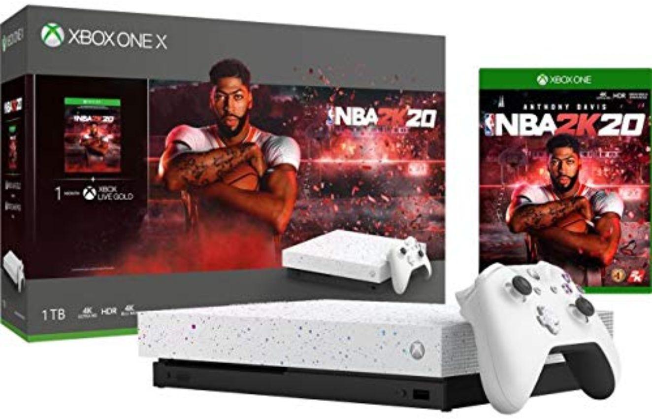 Microsoft  Xbox One X Gaming Console - 1TB - NBA 2K20 Special Edition Bundle - Acceptable