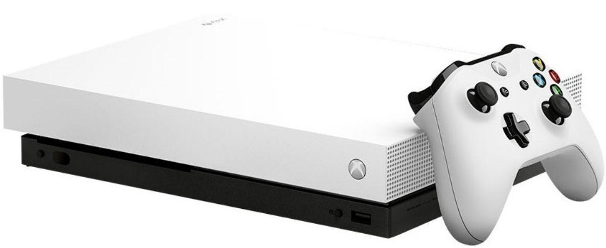 Microsoft  Xbox One X Gaming Console - 1TB - Robot White - Acceptable