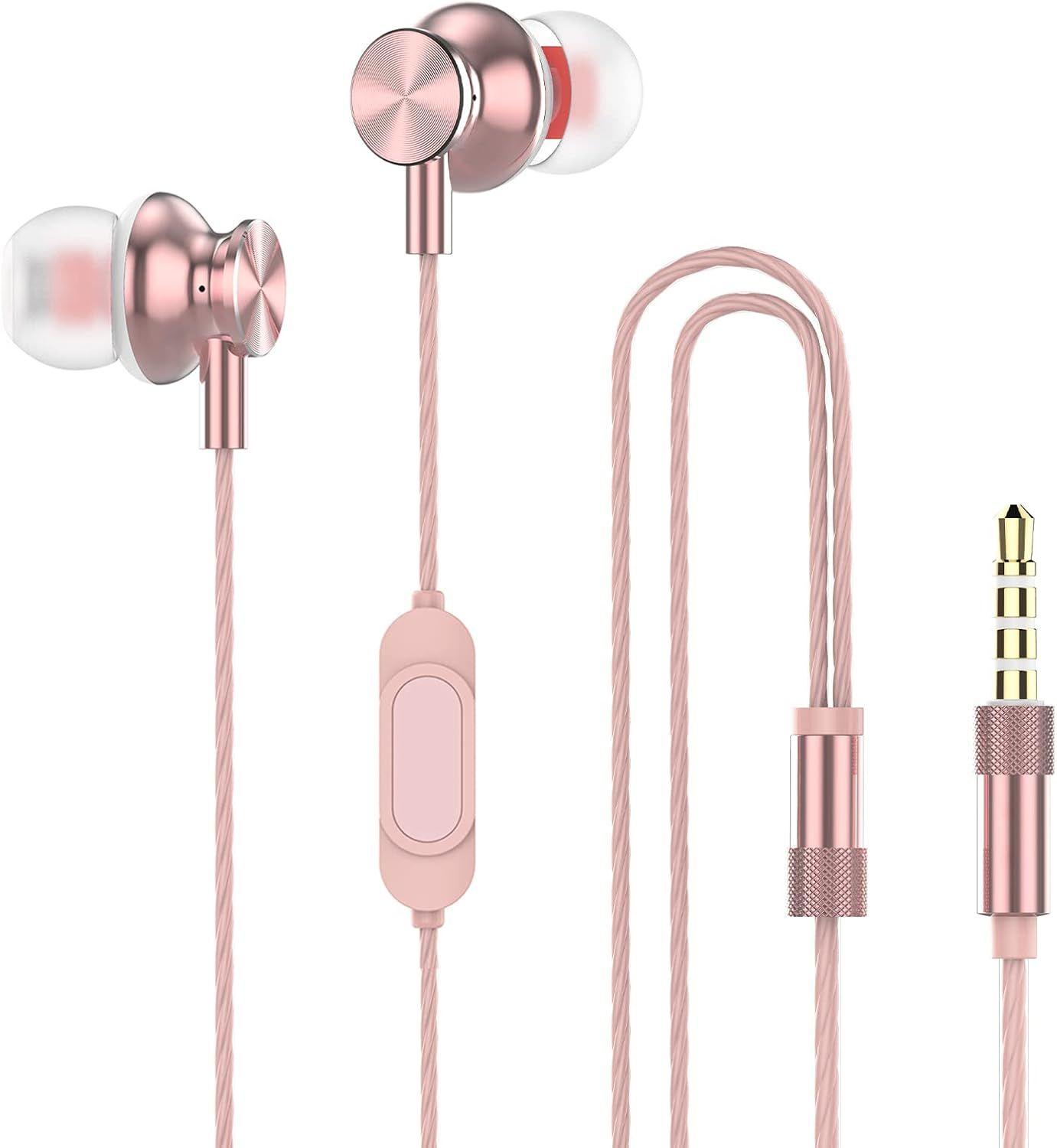 Mijiaer  M30 Wired Ear Buds with Microphone - Pink - Excellent