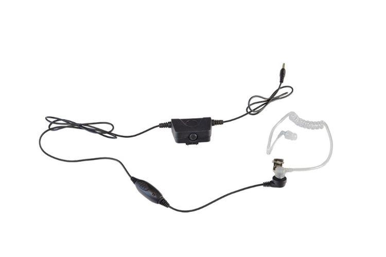 Milicom  Acoustic Tube Smart 2-In-1 Single Earphones - Black - Premium