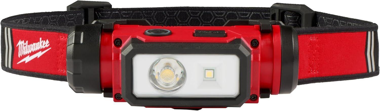 Milwaukee  2163-21 RedLithium USB Hard Hat Headlamp - Red - Acceptable