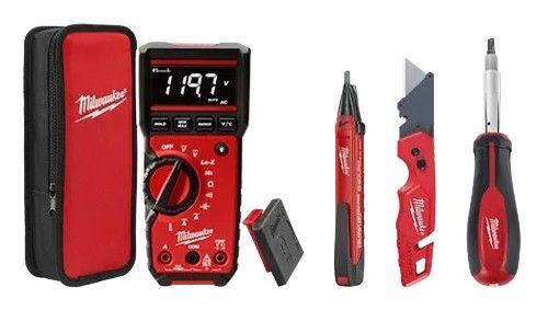 Milwaukee  2220-20 Electrical Combo Kit - Red - Excellent