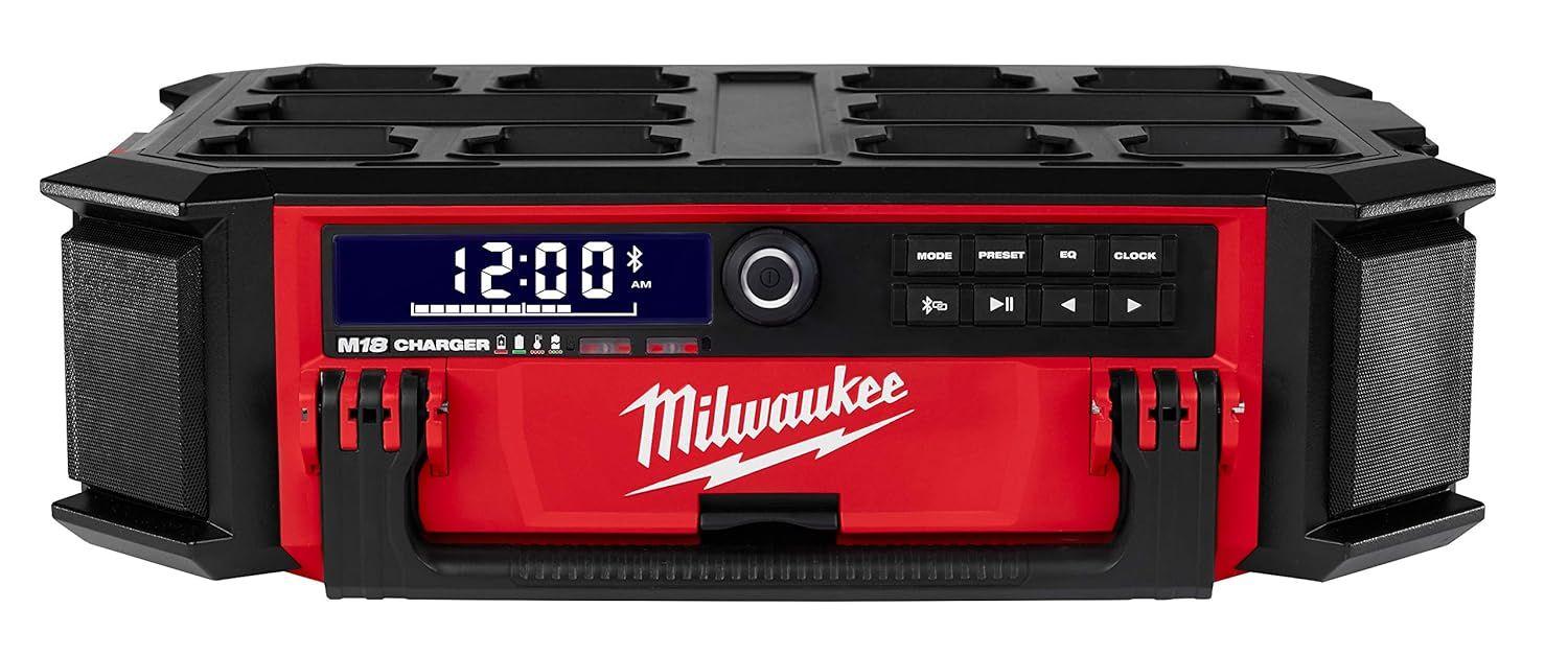 Milwaukee  2950-20 M18 PACKOUT Radio + Charger - Black/Red - Excellent