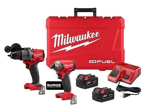 Milwaukee  3699-22 M18 FUEL 2-Tool Combo Kit - Red/Black - Excellent