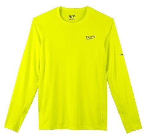 Milwaukee  415 WORKSKIN Lightweight Performance Shirt - Long Sleeve (XL) - High Visibility (Yellow) - Acceptable