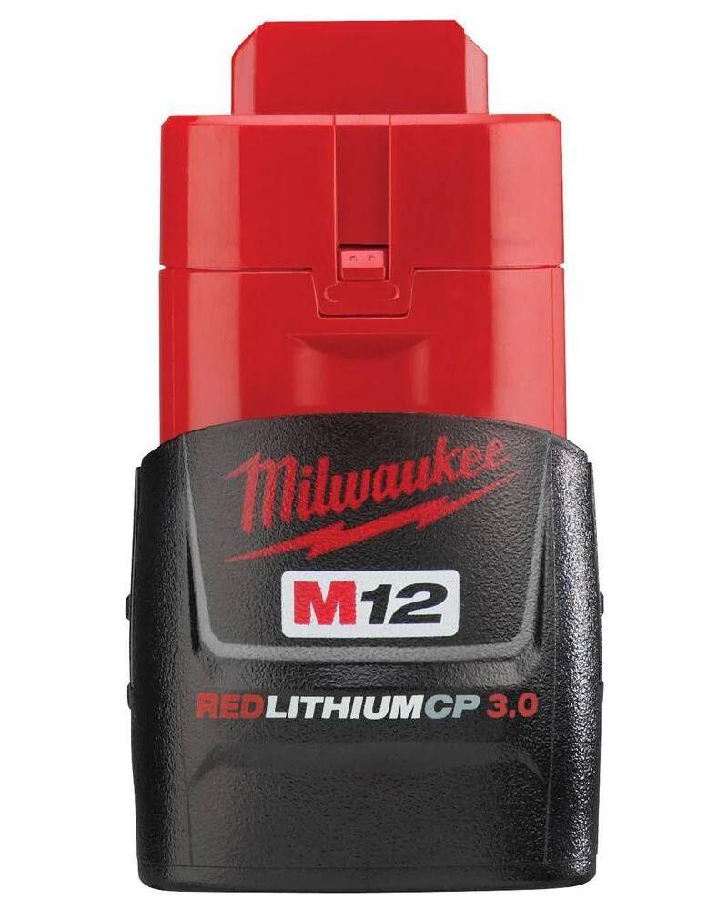 Milwaukee  48-11-2430 M12 12V Compact Battery Pack  - Red - Excellent