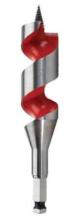 Milwaukee  48-13-1063 1-1/16" x 6" Ship Auger Bit - Silver/Red - Premium