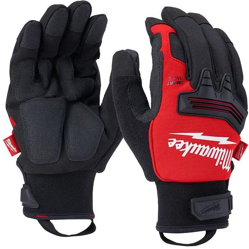 Milwaukee  48-73-0041 Medium Winter Demolition Gloves  - Red - Excellent