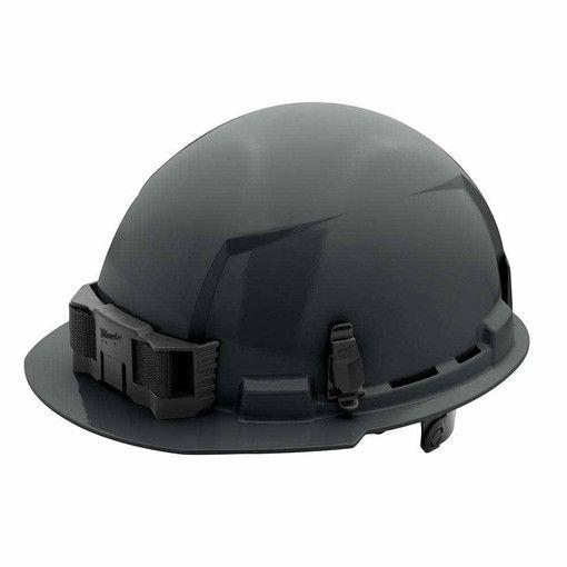 Milwaukee  48-73-1134 Front Brim Hard Hat w/6pt Ratcheting Suspension (USA) - Grey - Excellent