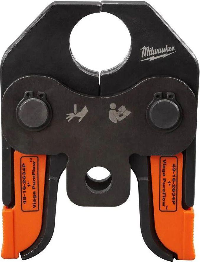 MILWAUKEE  49-16-2634P M18 1" Viega Pureflow Jaw - Black/Orange - Excellent