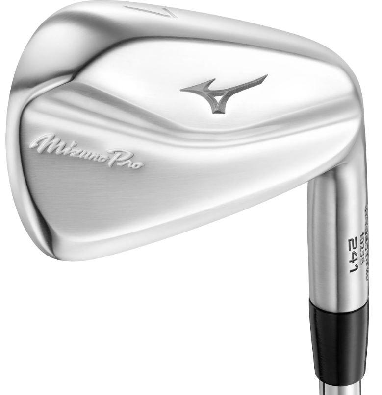 Mizuno  Pro 241 Iron Right Handed 4-PW Iron Set KBS Tour Steel Shaft Stiff Flex Golf Club - Silver - Excellent