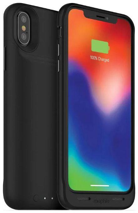 Mophie  Juice Pack Air Battery Phone Case for iPhone X - Black - Acceptable
