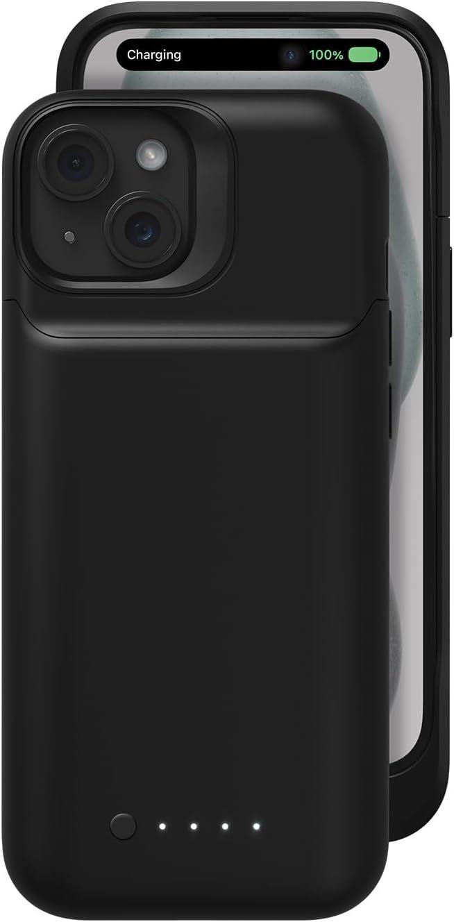 Mophie  Juice Pack Battery Phone Case iPhone 15 - Black - Brand New