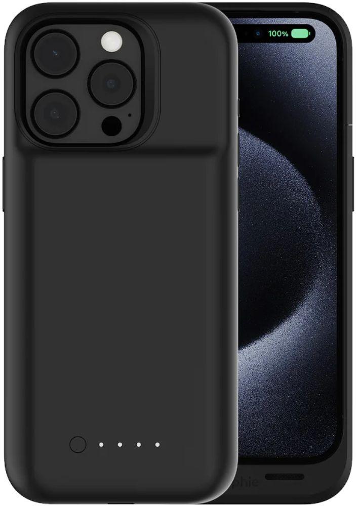 Mophie Juice Pack Battery Phone Case for iPhone 15 Pro - Black - Premium