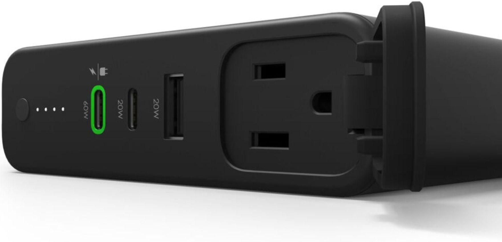 Mophie Powerstation Pro AC 100W 27000 mAh Power Bank - Black