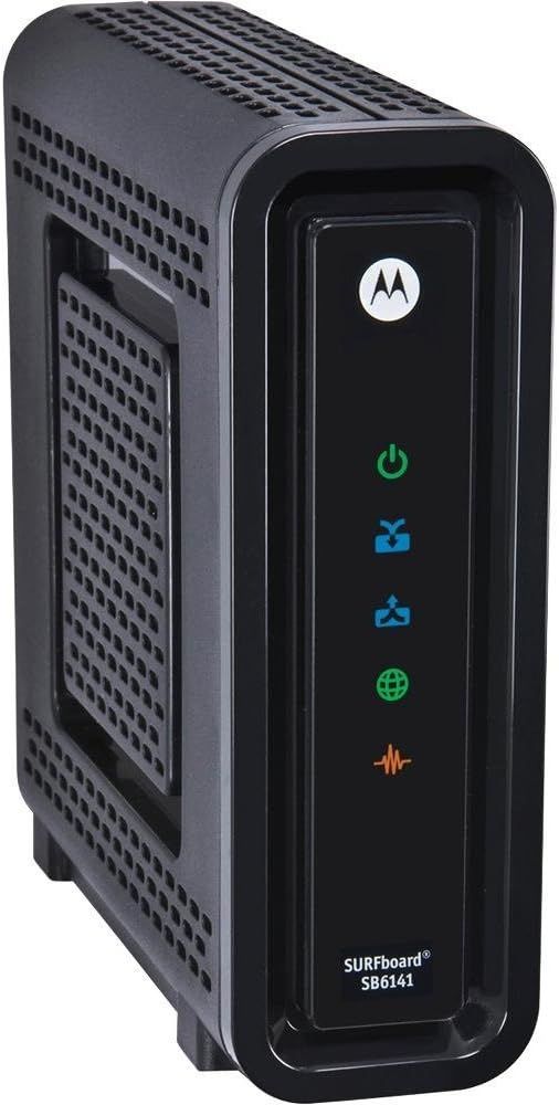 Motorola SURFboard SB6141 DOCSIS 3.0 Cable Modem - Black