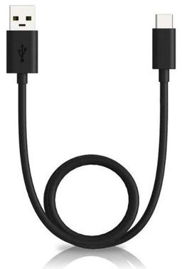 Motorola USB-A to USB-C Cable (Bulk Packaging) - Black