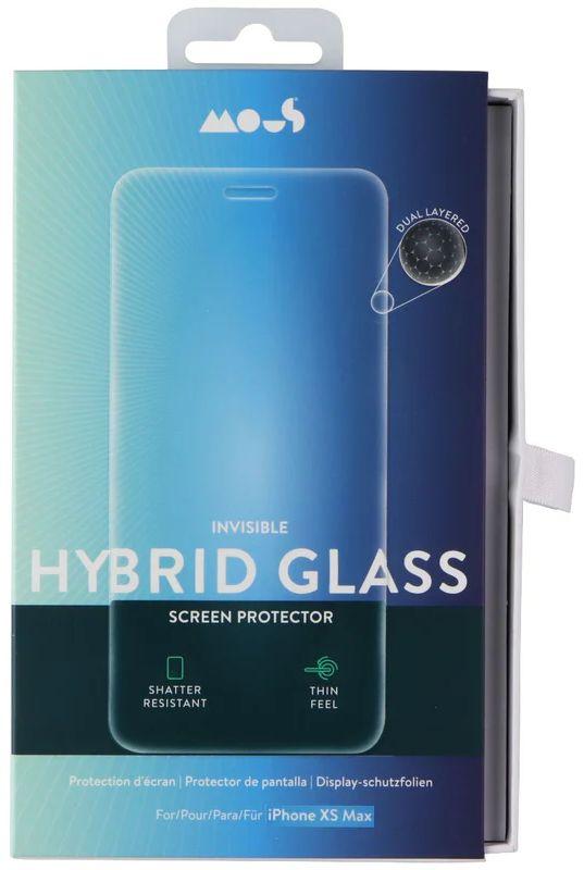 Mous Hybrid Glass Screen Protector for iPhone XS Max - Clear