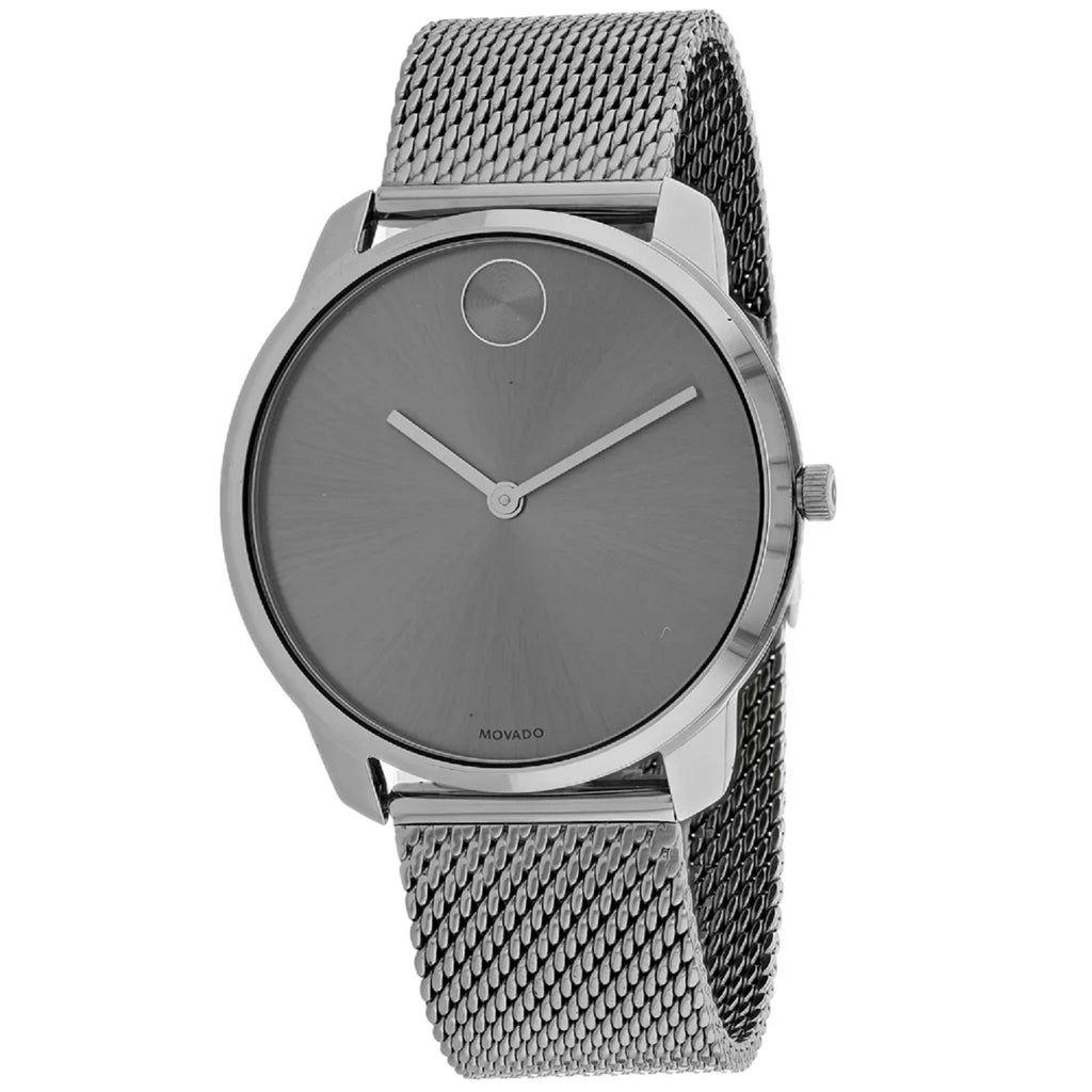 Movado  Men's Bold Gunmetal Dial Watch - Gray - Excellent