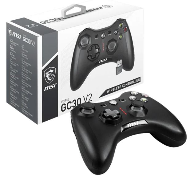 MSI Force GC30V2 Wireless Gaming Controller - Black