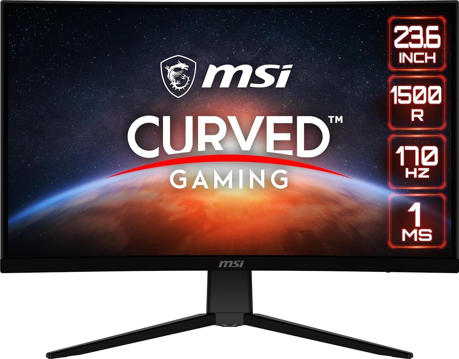 MSI  G2422C Curved Gaming Monitor 24" - Black - 24 Inch - Excellent