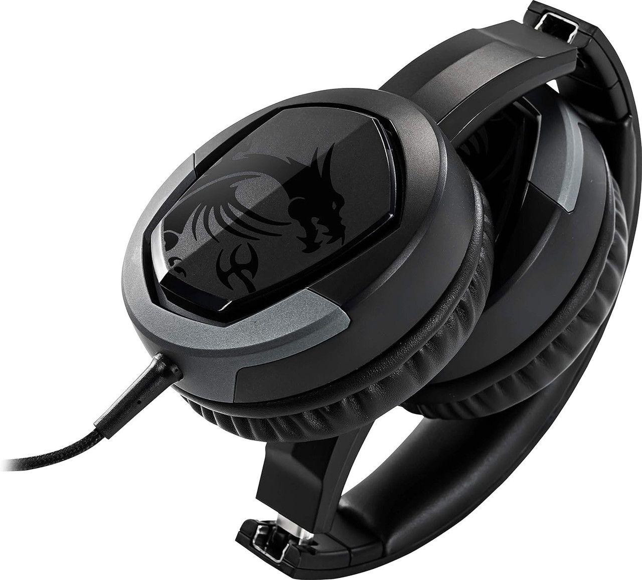 MSI Large Immerse GH30 V2 Wired Gaming Headphone - Black