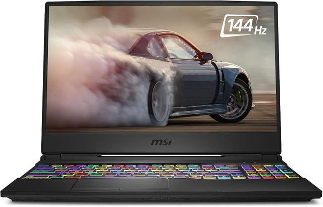 MSI Leopard GL65 10SFK Gaming Laptop 15.6" Intel Core i7-10750H 2.6GHz in Black in Excellent condition