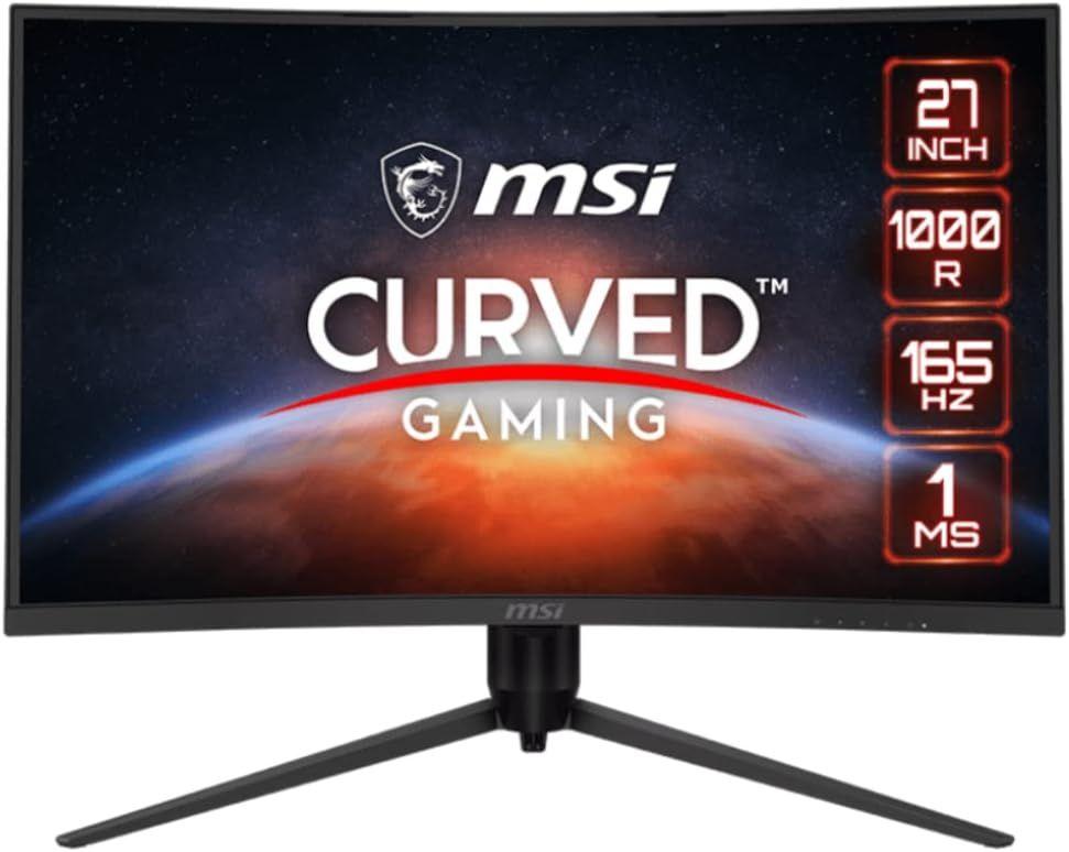 MSI  Optix G271CQR Curved Gaming Monitor 27" - Black - 27 Inch - Excellent