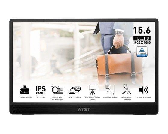 MSI  Pro MP161 E2 Portable Monitor 15.6" - Black - Excellent