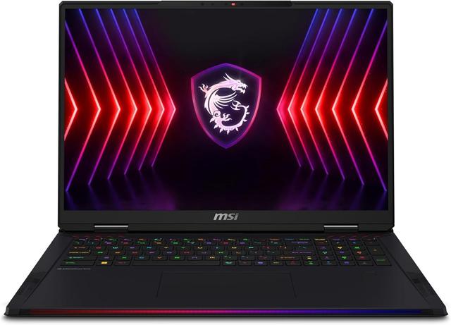 MSI Raider A18 HX A7V Gaming Laptop 18" AMD Ryzen 9 7945HX 2.5GHz in Core Black in Excellent condition