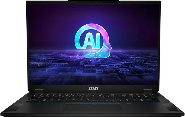 MSI Stealth 18 AI Studio A1V Gaming Laptop 18" Intel Core Ultra 9 185H 2.3GHz in Midnight Black in Excellent condition