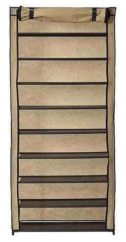 Muscle Rack Shoe Organizer with Cover (30-Pair) - Brown