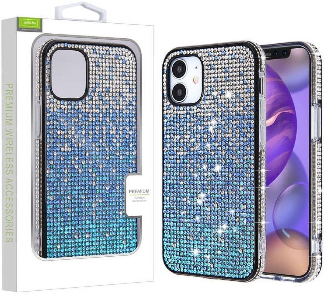 MyBat Airium Crystals Sparks Phone Case for iPhone 12 Mini - Blue Gradient - Brand New