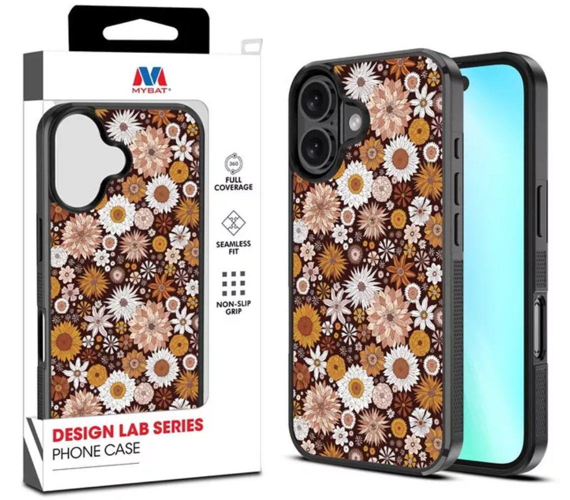 MyBat Design Lab Series Phone Case for iPhone 16 Plus - Autumn Florals - Brand New