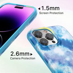 MyBat Pro Chic Series Phone Case for iPhone 14 Pro - Sky Tie Dye
