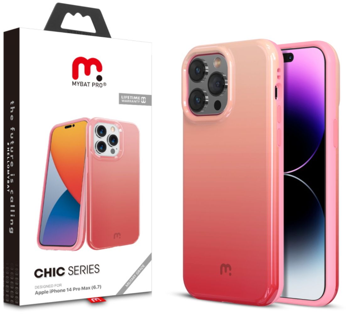 MyBatPro Chic Series Phone Case for iPhone 14 Pro Max - Bubblegum