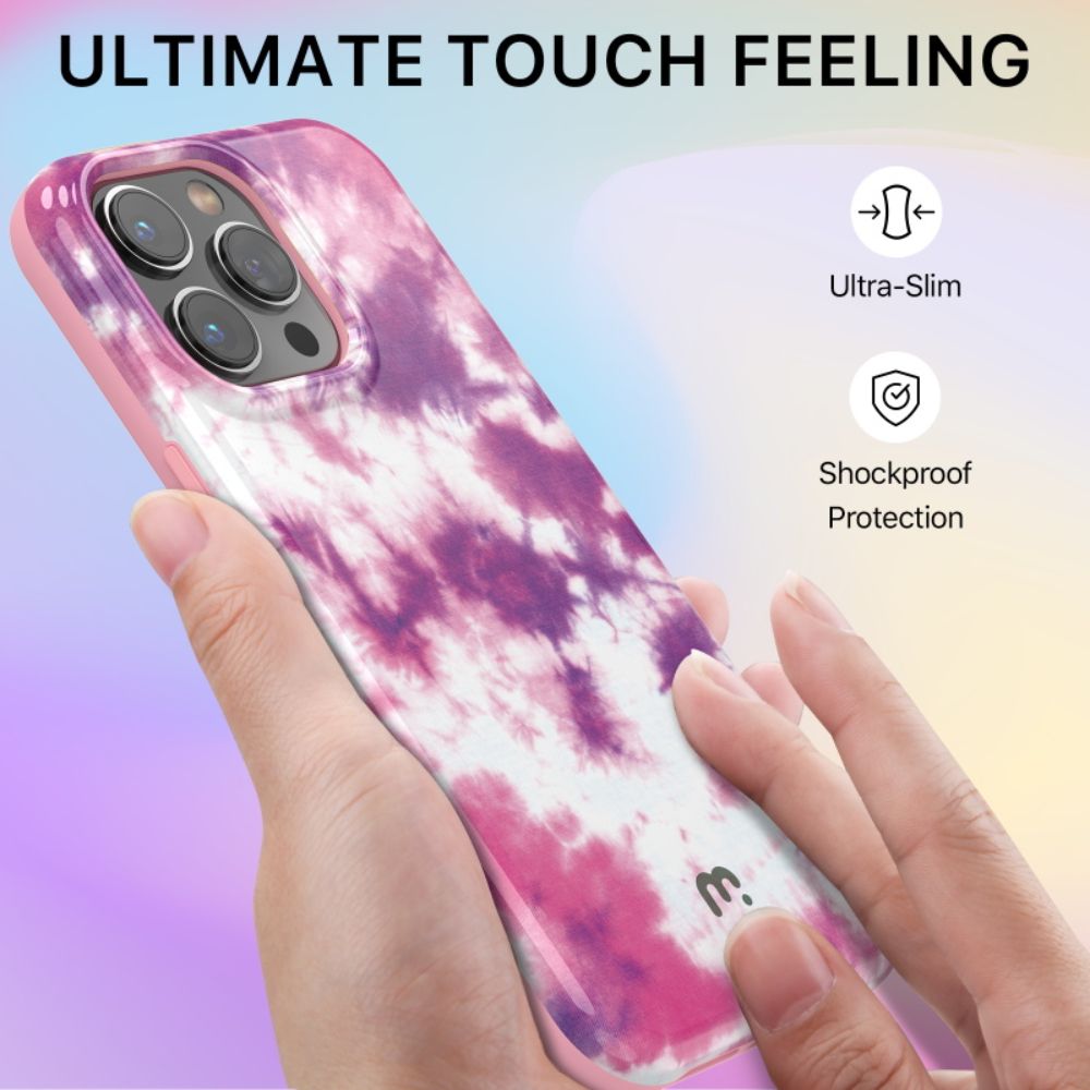 MyBatPro Chic Series Phone Case for iPhone 14 Pro Max - Sunset Tie Dye