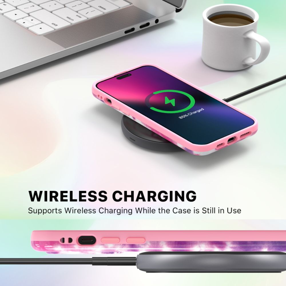 MyBatPro Chic Series Phone Case for iPhone 14 Pro Max - Sunset Tie Dye