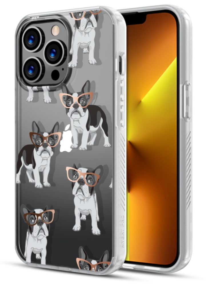 MyBat Pro Mood Series Phone Case for iPhone 13 Pro - Chic Frenchie - Premium