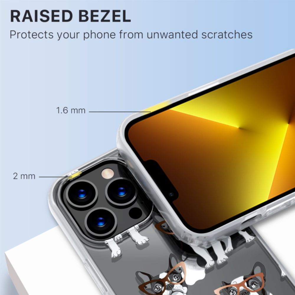 MyBat Pro Mood Series Phone Case for iPhone 13 Pro - Chic Frenchie - Premium