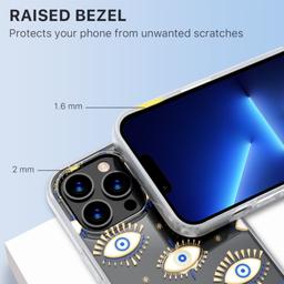 MyBat Pro Mood Series Phone Case for iPhone 13 Pro Max - Evil Eyes - Brand New