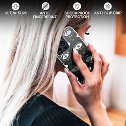 MyBat Pro Mood Series Phone Case for iPhone 13 Pro Max - Evil Eyes - Brand New