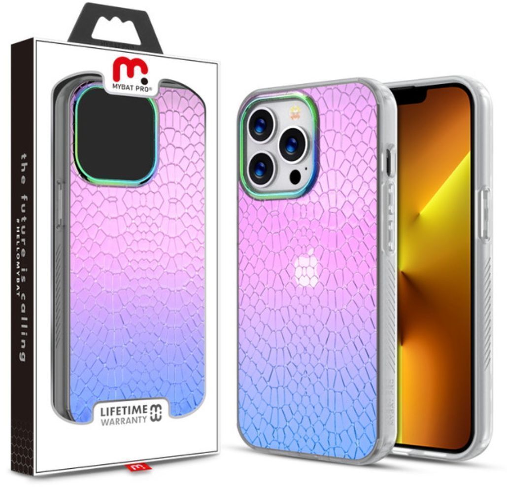 MyBat Pro Mood Series Phone Case for iPhone 13 Pro Max - Iridescent Snake - Brand New