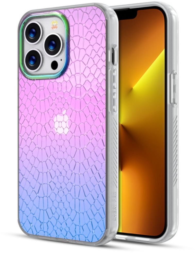 MyBat Pro Mood Series Phone Case for iPhone 13 Pro Max - Iridescent Snake - Brand New