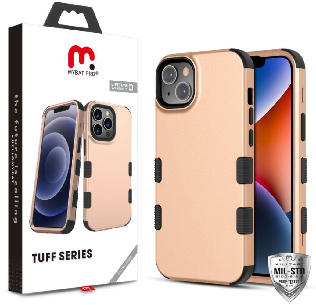 MyBat Pro Tuff Series Phone Case for iPhone 14 - Rose Gold/Black - Brand New