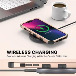 MyBat Pro Tuff Series Phone Case for iPhone 14 - Rose Gold/Black - Brand New