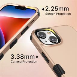 MyBat Pro Tuff Series Phone Case for iPhone 14 - Rose Gold/Black - Brand New