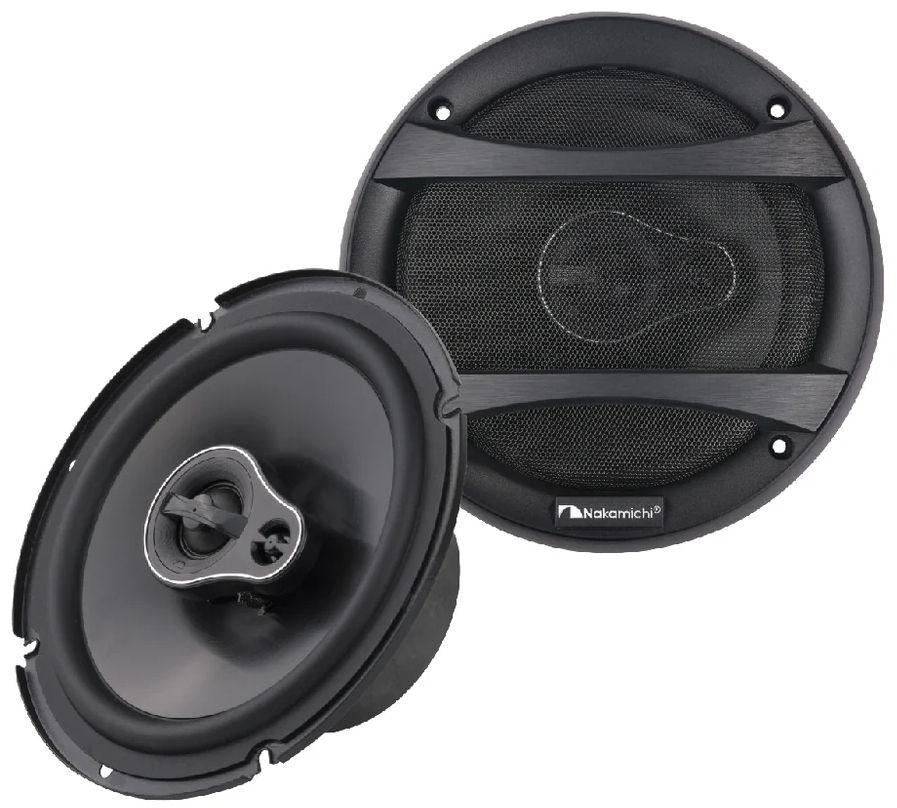 Nakamichi  NSE1658 2 Pair 6.5" 3-Way Speakers - Black - Excellent
